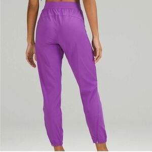 Lululemon Adapted State High Rise Jogger, size 8, moonlit magenta